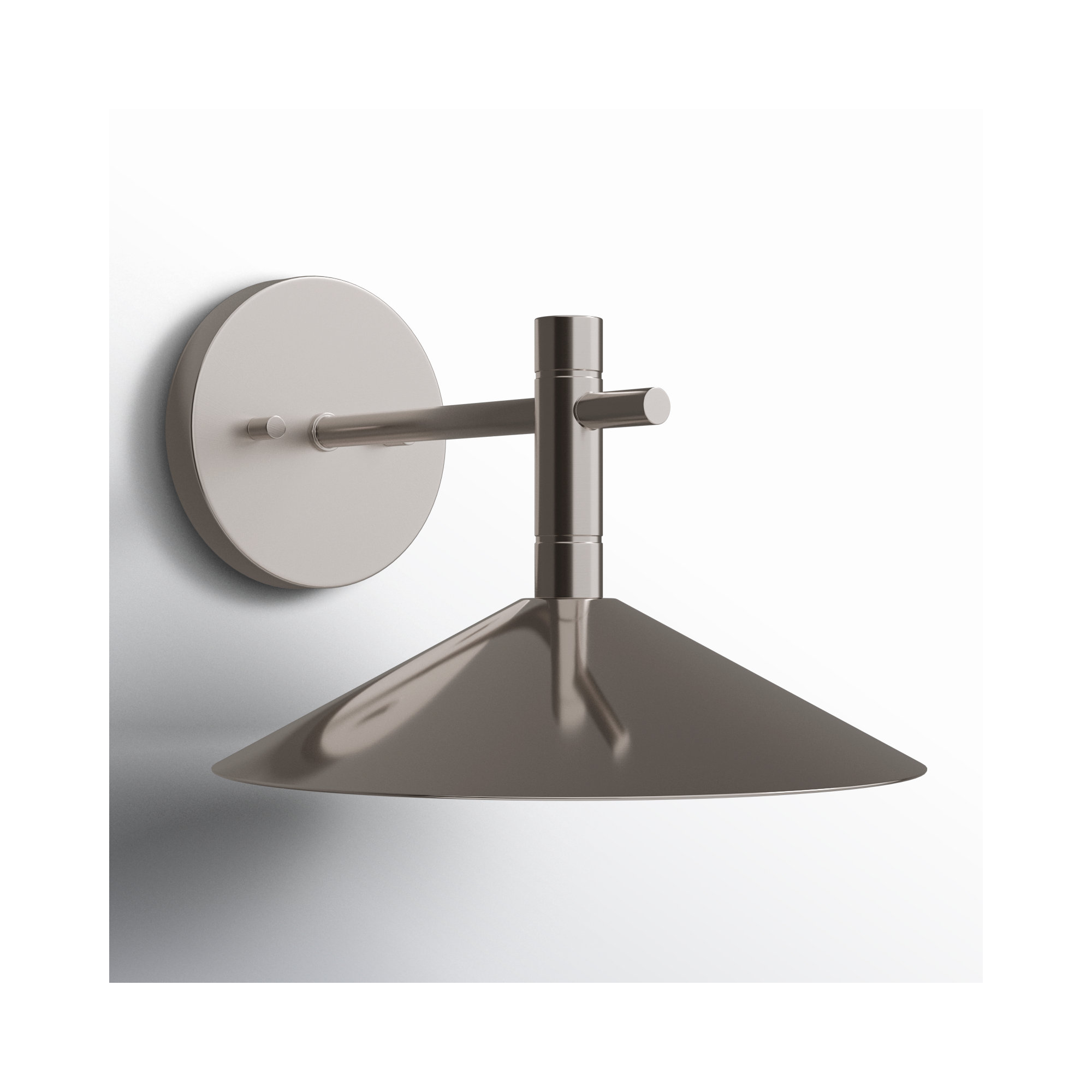 Vicente - 10 Inch LED Wall Sconce - 3K/4K/5K CCT Selectable, Brushed Nickel, Brushed Nickel