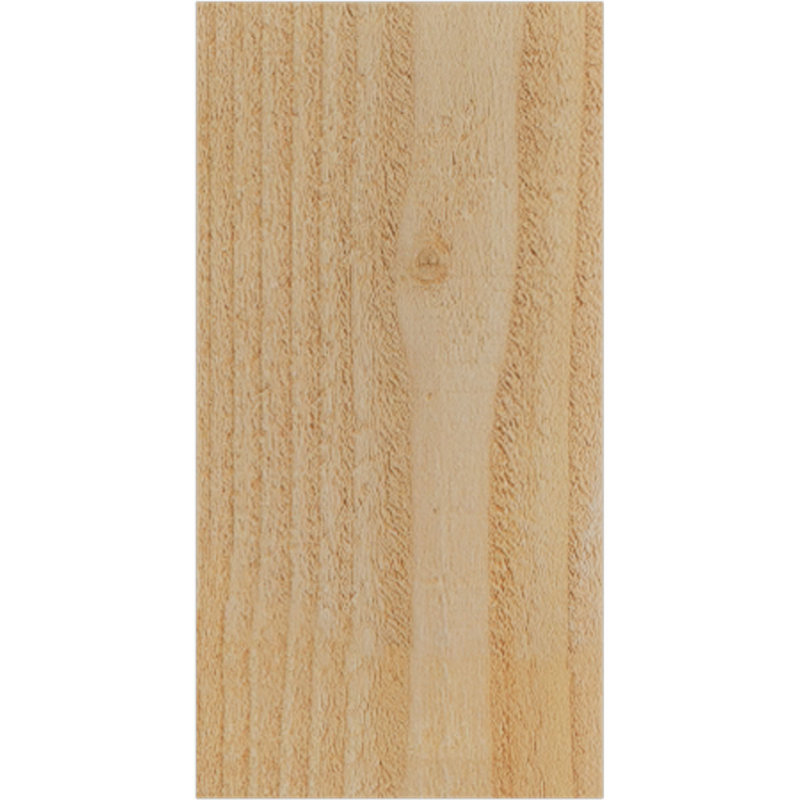 Queue de chevron Carmel, Douglas, 12" H x 48" W x 6" D