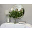 Nature's Elegance Faux Boxwood Plant in Glass Vase