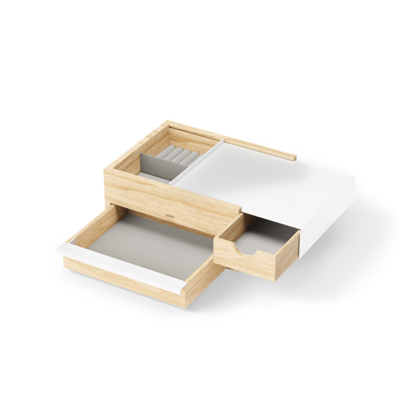 Boîte à bijoux Stowit, blanc