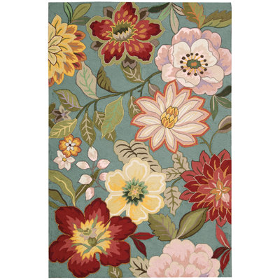Decker Floral Hand Woven Area Rug