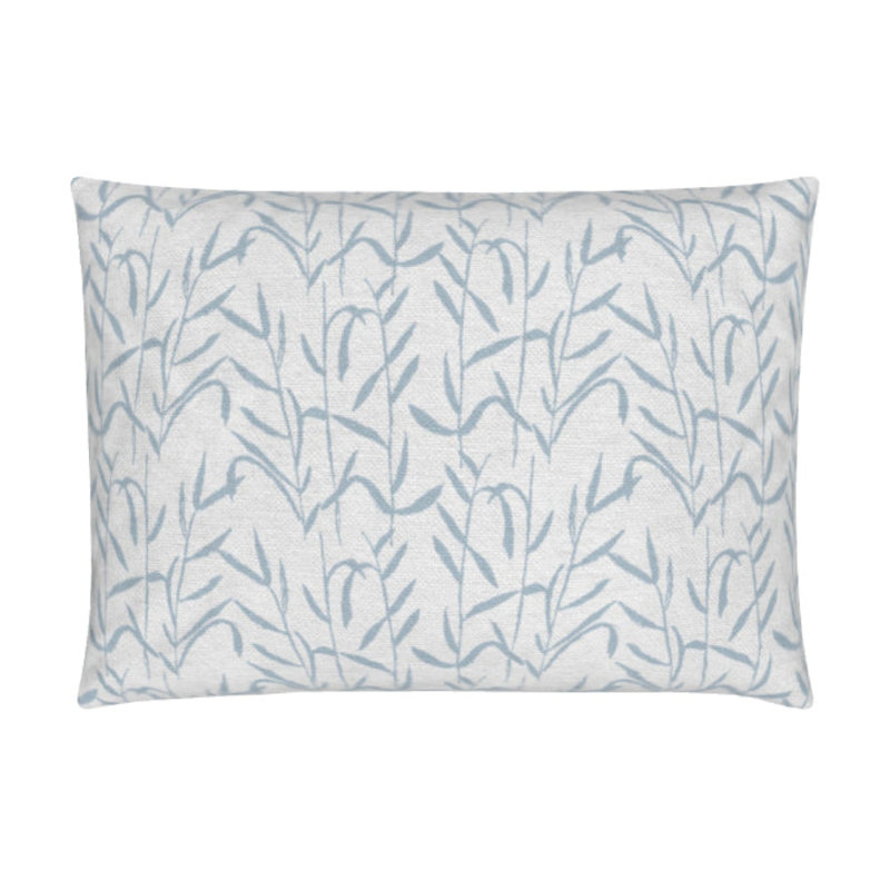 Botanic Lumbar Pillow Cover & Insert, Mediterranean Sky Blue Floral