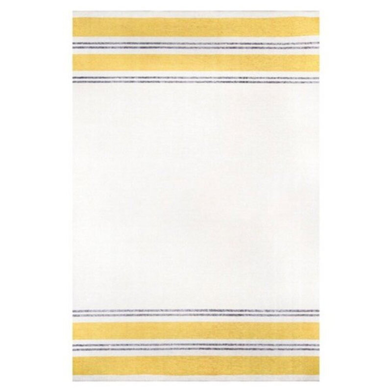 Premium Machine Washable Carpet, 4.6 x 6.2 Feet, 100% Polyester, 1850 g/m² | Pile Height: 0.2 Inches | Eco-Friendly Recycled Poly Cotton Underside | Perfect for Living Room, Bedroom, and High-Traffic Areas