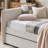 Luxurious 1Pc Modern Daybed Pull Out Trundle Button Tufted Nailhead Trim Bedroom Living Room Furniture-1373241394