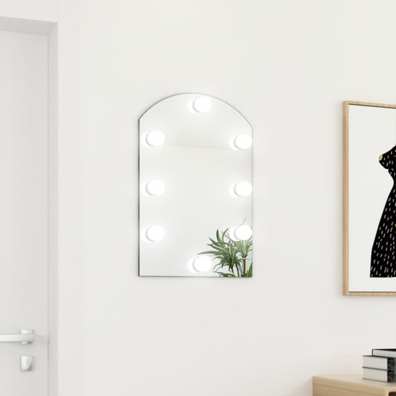 Jaalyn Flat Wall Mirror, 60cm H x 40cm W