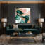 Aquarelle abstraite, art mural beige sur toile 99-1795384521