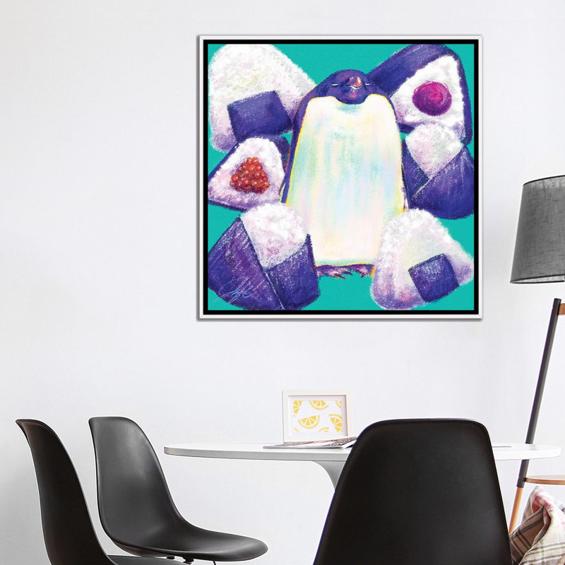Pen-Igiri 1 Piece Wall Art on Canvas, 93.98 cm H x 93.98 cm W x 4.445 cm D, White