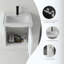 Meuble-lavabo flottant 16 po avec lavabo, porte à fermeture en douceur, lavabo en céramique, contreplaqué-1149618518