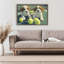 Cadre flottant pour chiots ludiques avec balles de tennis, design Imagine It Images-919724128-919724141
