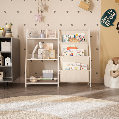 Bookshelf And Toy Storage Combo Three-Tier Kids