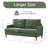 Upholstered Square Arm Loveseat-902204782
