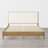 Rezana Solid Wood Boucle Upholstered Headboard Bed Frame-122657964-122657960