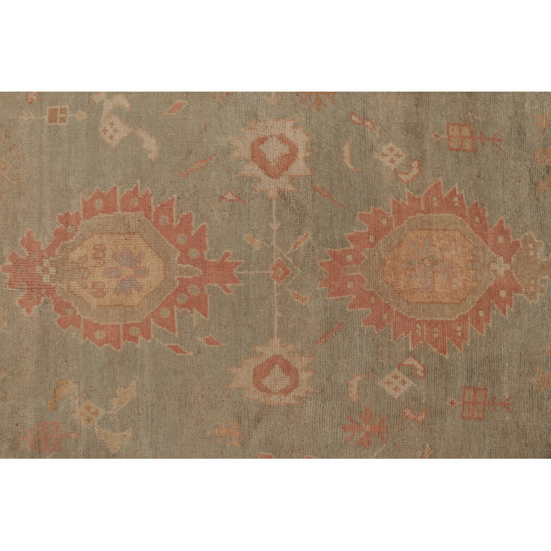 Antique One-of-a-Kind 13'7" x 16'2" Hand Knotted Area Rug