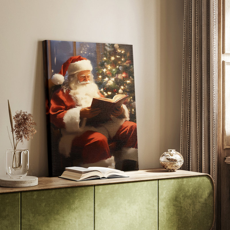 Art des Fêtes de Noël -Série 2-CCDXL III -Galerie tendue sur mesure Cavas