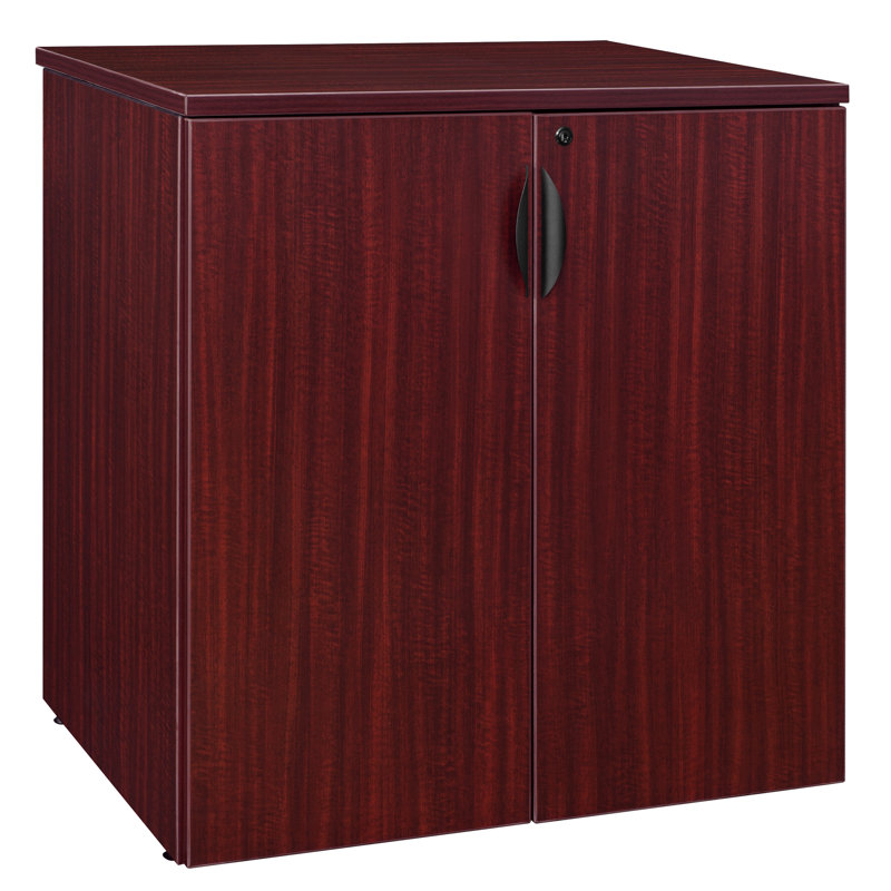 Nevjana Office Storage Cabinet, Mahogany