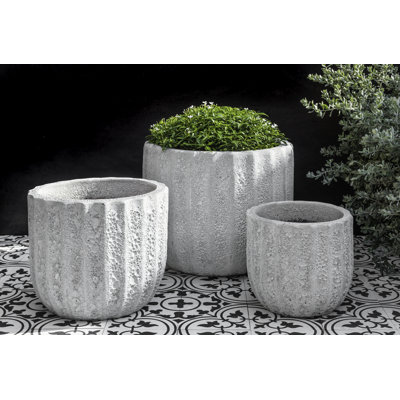 Ensemble de pots à fleurs en terre cuite 3 pièces