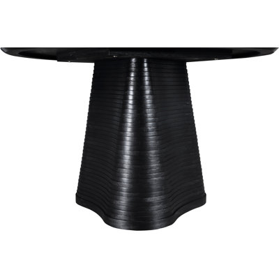 Izahia 48" Solid Wood Pedestal Dining Table