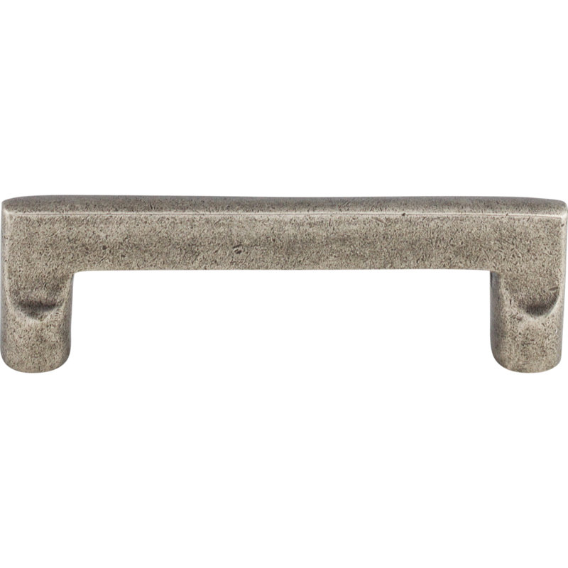 Aspen Flat Sided Appliance pull, 4" Center to Center, Silicon Bronze Light