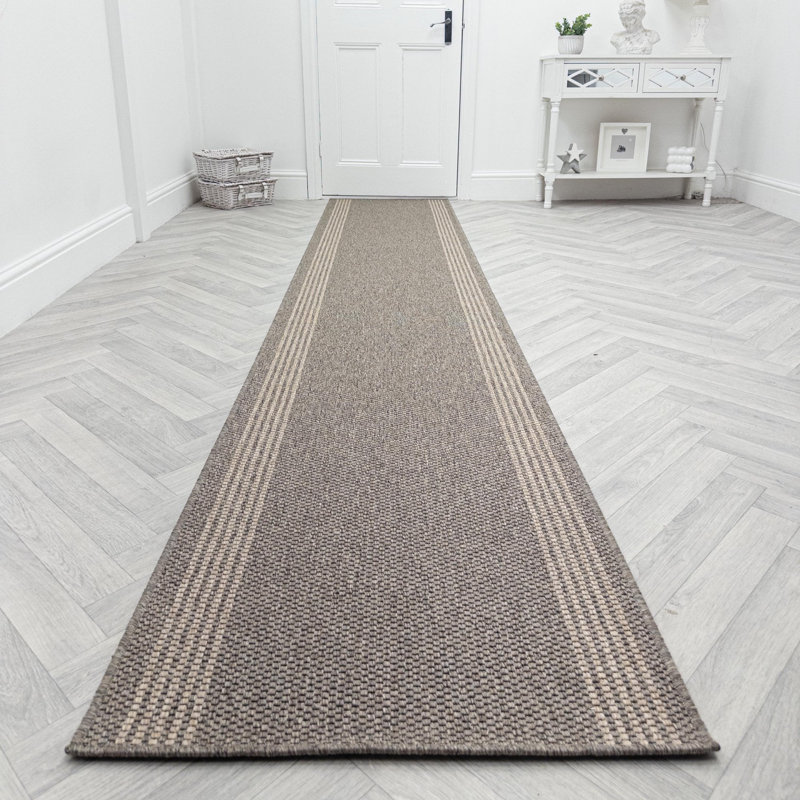 Runner Solid Colour Looped / Hooked Area Rug, Runner 80 x 150 cm
