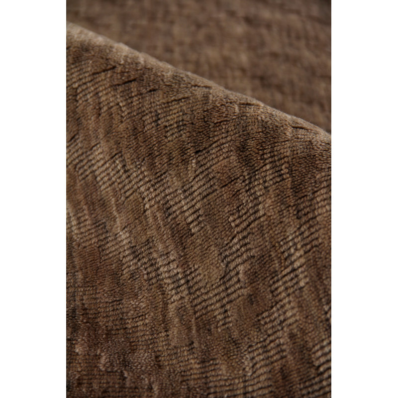 Demani Wool Chevron Area Rug in Flax, Rectangle 10' x 14'