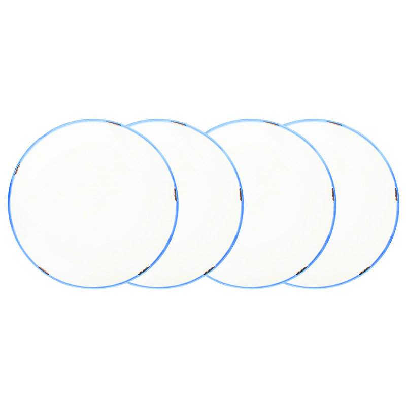 Assiette à salade en grès Canvas Home, Blanc