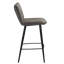 Upholstered Counter Stool with Metal Frame-51913972