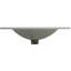 Comptoir de meuble-lavabo en céramique de 24 po pour salle de bain - lavabo blanc seulement brillant, P 24 po x l 18,3 po H 6,7 po, comptoir épais 0,71 po, lavabo à profondeur intérieure de comptoir 4,72 po