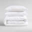 Calvin Klein Washed Percale Solid Cotton Duvet Cover Set-1159659198-1159659199