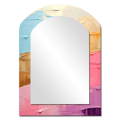 Minimalisme chassant les arcs-en-ciel I - Miroir décoratif sur arche Paysages