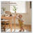 Rustic Wood Effect Large Top Dining Table
