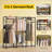 Portable Wardrobe Rack with 500 lbs Capacity
