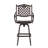 CAST ALUMINUM BAR STOOL