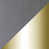 Gray Velvet / Gold