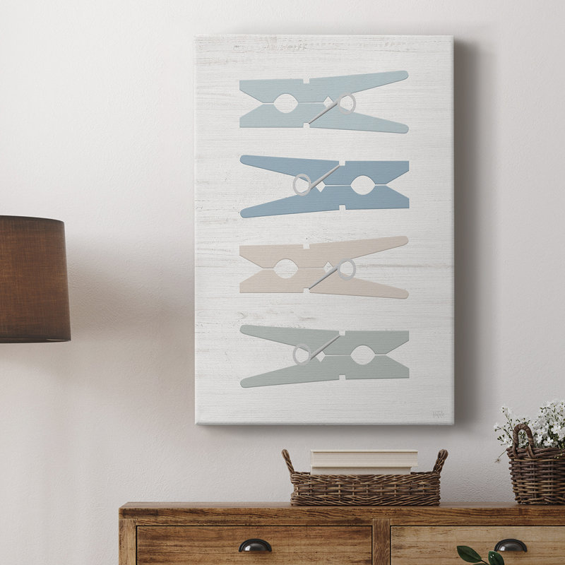 Épingles à linge - Cavas de galerie sur mesure