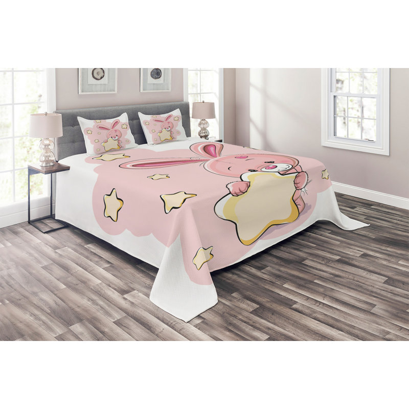 Coverlet, King Bedspread + 2 Shams