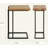 Luka Oak Wood Side Table Small