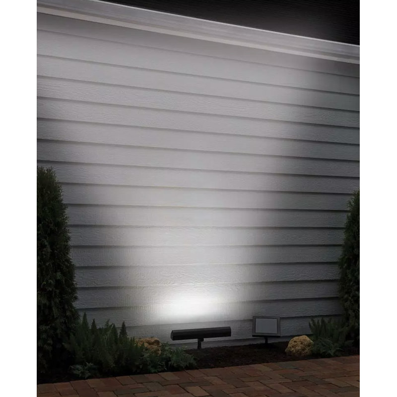 Black Solar Powered Integrated LED Spotlight