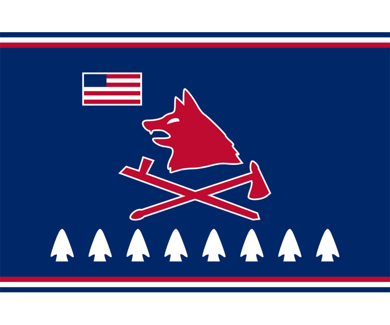 Native American Pawnee Nation, H 12 po x l 18 po