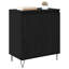  Sideboard Black Oak 60 X 35 X 70 Cm Engineered Wood-1557964632