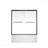 56-60"W X 58"H Aluminum Frame Material Double Sliding Opening Bathtub Shower Screen,Bypass Sliding Opening Bathroom Sliding Opening Door With Premium 1/4" (6Mm) Clear Tempered Glass, With Black Hardware Sliding Opening Glass Shower Enclosure Door-124402431