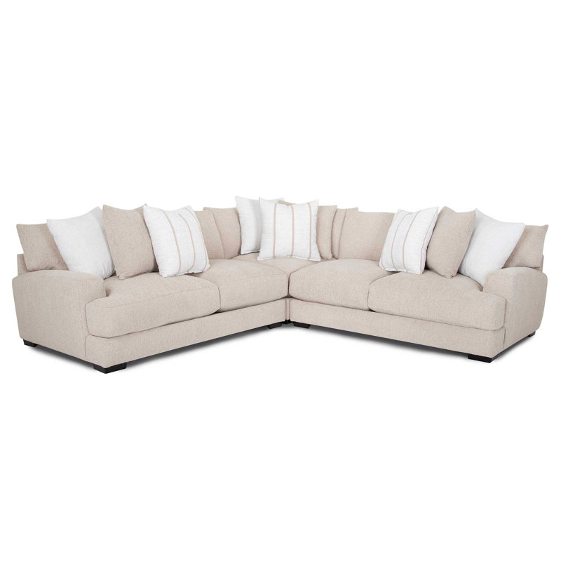 Canapé modulaire symétrique 3 pièces Whatley