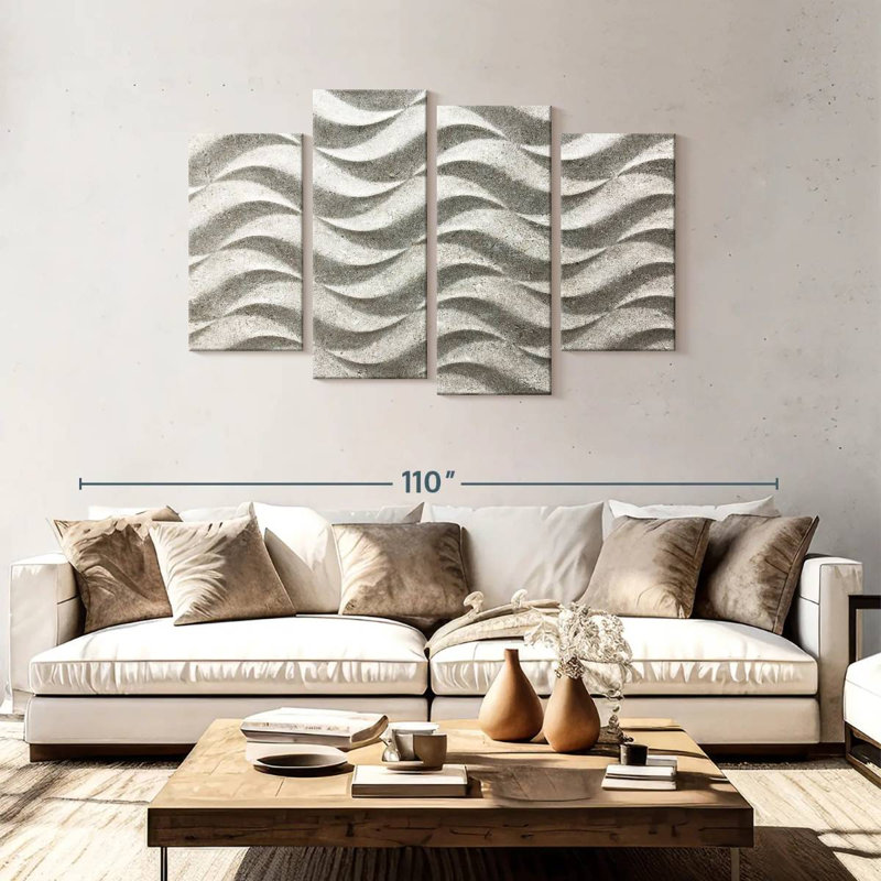 Avery Wave Pattern, 48" H x 75" W