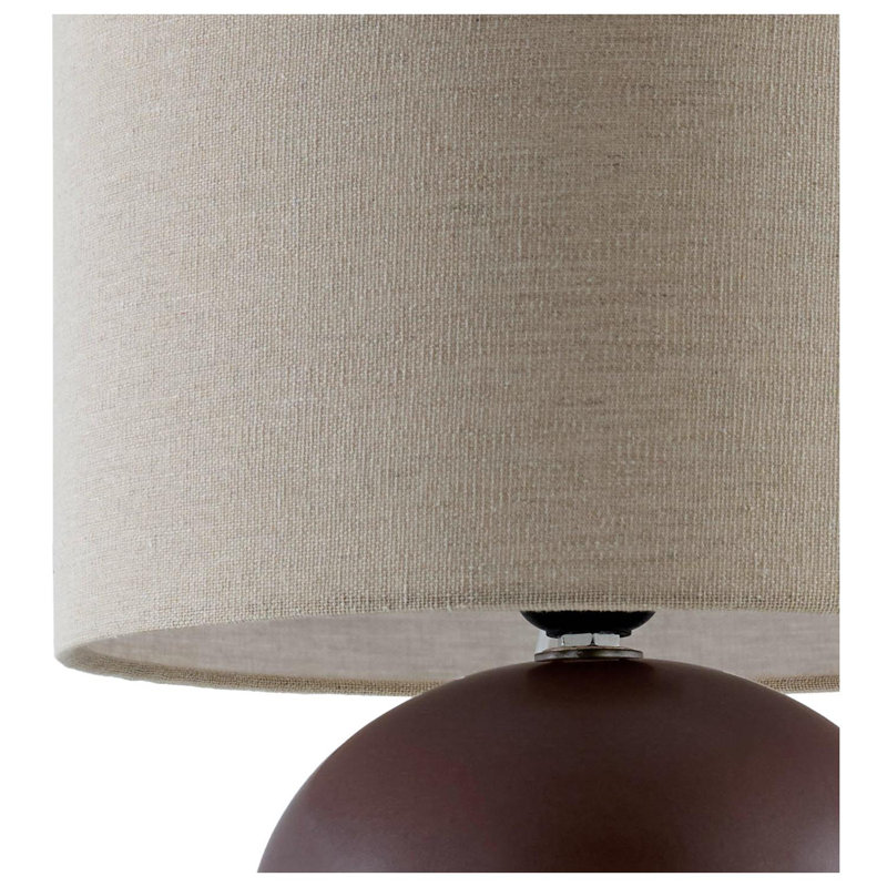 Pramit Accent Table Lamp, Brown