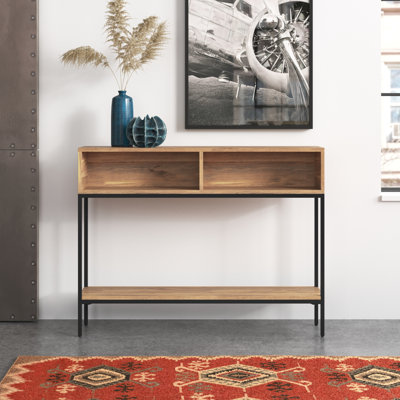 Zoe 43'' Solid Wood Top Console Table