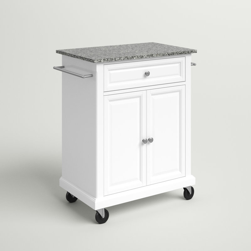Hedon 31 " W Kitchen Cart, White