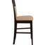 Tabourets de comptoir 2 - beige et cappuccino, avec une construction pour une utilisation à long terme 2Pcs et une structure élégante à finition riche et confortable
