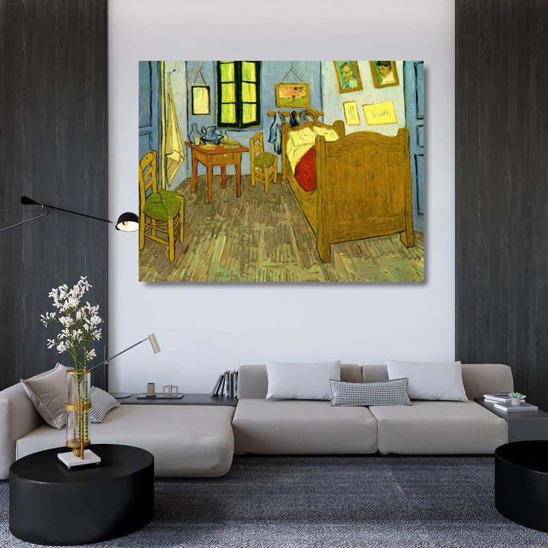 Chambre à coucher à Arles, H 36 po x l 46 po