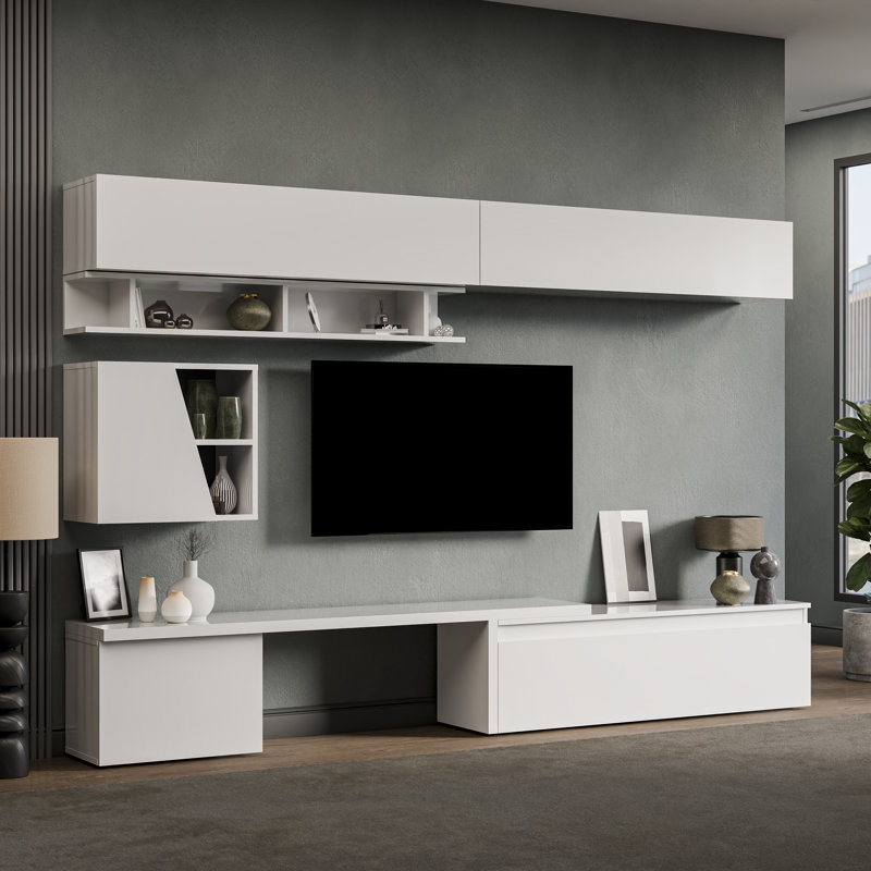 Milan Entertainment Centre, White