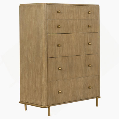Commode rectangulaire 5 tiroirs Sand Wash