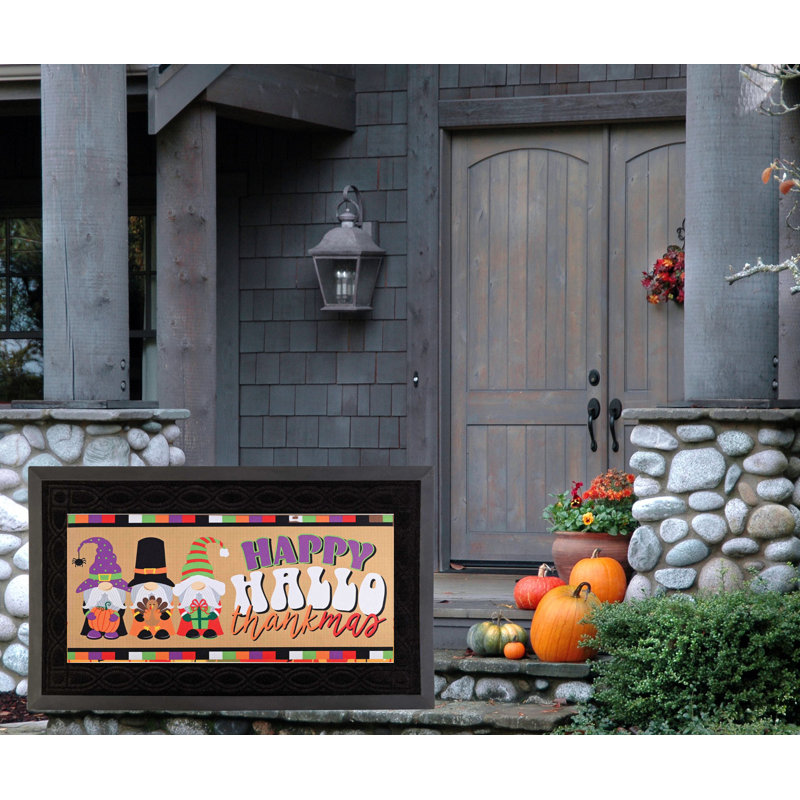 Doormat Insert Holiday Hallo-Thankmas